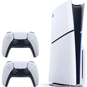Sony PS5 Consola PlayStation 5 Slim Chasis D 1TB con 2 Mandos Inalambricos DualSense®