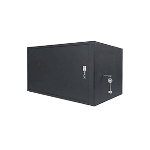 WP RWS-12506-B Armario Mural de Seguridad 12U - Puerta Corrediza - Antirrobo Clase RC4 - 560x600x592mm - Color Negro