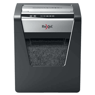 Rexel Momentum X415 Destructora de Papel Manual Corte en Confeti P-4 - Destruye hasta 15 Hojas a la Vez - Capacidad de la Papelera 23L - Color Gris
