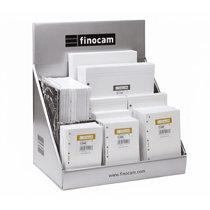 Finocam Expositor con 63 Recambios No Caducables para Agendas Open - Color Surtidos