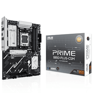 Asus Prime B850-Plus-CSM Placa Base AM5 - 4x DDR5, 3x M2, 4x Sata III, PCIe  4.0, 5.0 USB 2.0, 3.2, USB-C, RJ-45, HDMI, DisplayPort, ATX