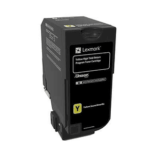 Lexmark CX725 Amarillo Cartucho de Toner Original - 84C2HY0