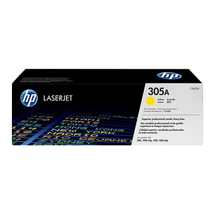 HP CE412A Amarillo Cartucho de Toner Original - 305A