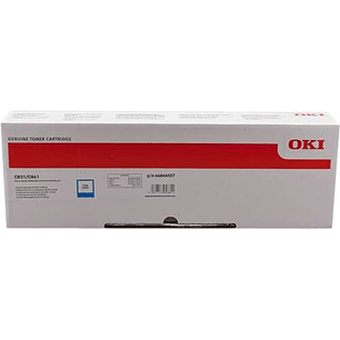 OKI C831/C841 Cyan Cartucho de Toner Original - 44844507