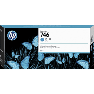 HP 746 Cyan Cartucho de Tinta Original - P2V80A