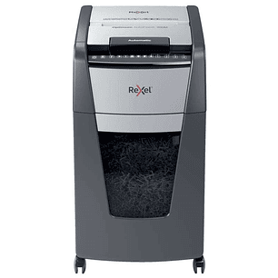 Rexel Optimum Autofeed 300M Destructora Automatica de Microcorte - Alimentacion Automatica de Hasta 300 Hojas - Micro Corte P-5 - Negro