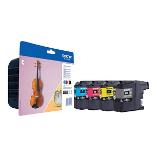 Brother LC127XL/LC125XL Pack de 4 Cartuchos de Tinta Originales - LC127XLVALBP