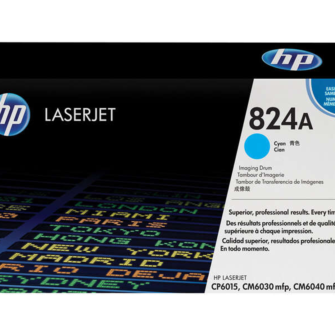 HP CB385A Cyan Tambor de Imagen Original - 824A (Drum) 1