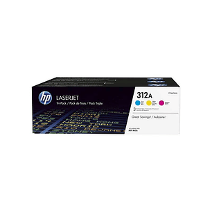 HP CF440AM Pack de 3 Cartuchos de Toner Originales - 312A
