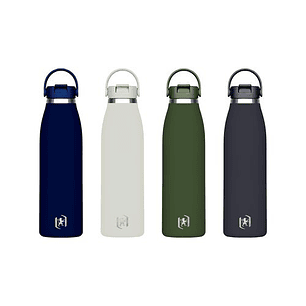 Oxford Identity Botella Termo 60cl - Recubrimiento Ceramico Interior - Acero Inoxidable 304 Libre de BPA - Colores Surtidos