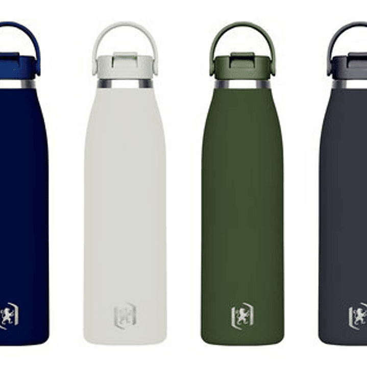 Oxford Identity Botella Termo 60cl - Recubrimiento Ceramico Interior - Acero Inoxidable 304 Libre de BPA - Colores Surtidos 1