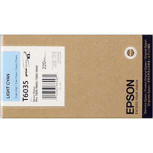Epson T6035 Cyan Light Cartucho de Tinta Original - C13T603500