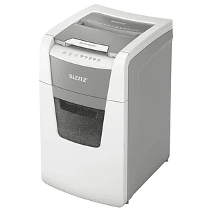 Leitz IQ 150 Autofeed P5 Destructora de Papel Automatica Micro Corte P-5 - Autoalimentacion 150 Hojas, Manual 6 Hojas - Papelera de 44L - Color Blanco