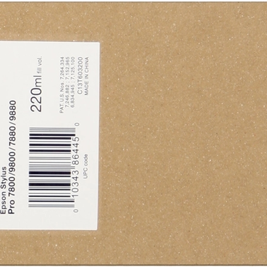 Epson T6032 Cyan Cartucho de Tinta Original - C13T603200 1