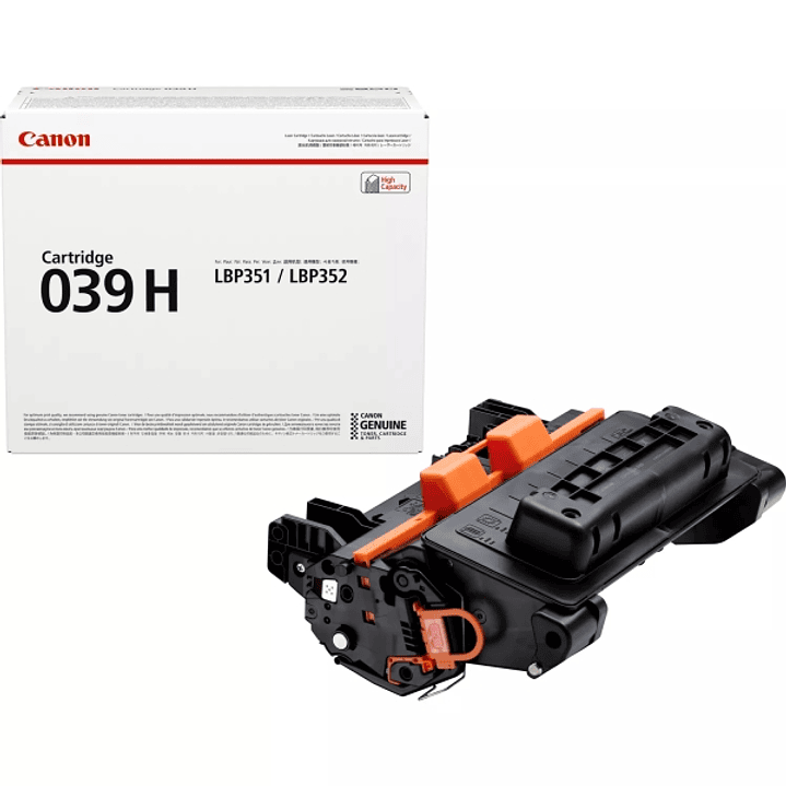 Canon 039H Negro Cartucho de Toner Original - 0288C001 1