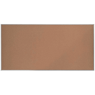 Nobo Tablero Anuncios Corcho Essence 2400x1200mm - Montaje Esquinas - Superficie Corcho - Marco Aluminio Anodizado - Color Natural