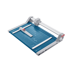 Dahle 550 Cizalla Profesional de Rodillo Formato A4 - Capacidad 20 Hojas - Cuchilla Circular Autoafilable de Acero - Dos Topes Angulares