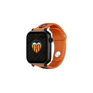 Savefamily Reloj Inteligente Infantil Savewatch Plus Edicion Valencia C.F. con GPS y Llamada - Correa Silicona Naranja