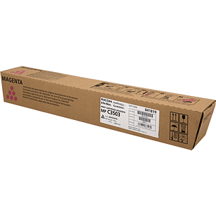 Ricoh Aficio MP-C3003/MP-C3004/MP-C3503/MP-C3504/MP-C4504/MP-C5504/MP-C6004 Amarillo Cartucho de Toner Original - 841818/841814