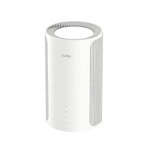 Cudy Router AX3000 WiFi 6 5G Nr - 3 Puertos - Velocidad hasta 1000Mbps - 1 Ranura Nano SIM - Antenas Internas - 1 Ranura Nano SIM - Color Blanco