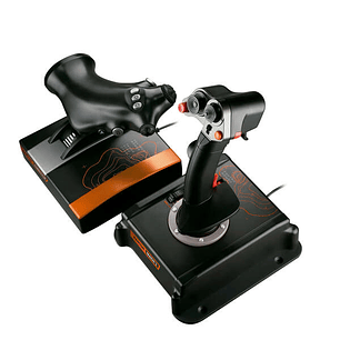 FR-TEC Palanca y Acelerador Raptor Mach1 Hotas Compatible con PC - Joystick y Acelerador - Control de Velocidad - Configuracion Personalizada - Switch