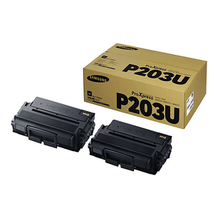 Samsung MLT-P203U Negro Pack de 2 Cartuchos de Toner Originales - SV123A