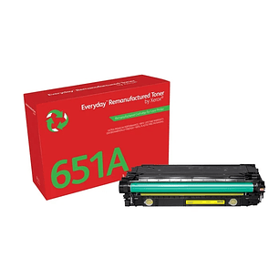 Xerox Everyday HP CE342A/CE742A/CE272A Amarillo Cartucho de Toner Remanufacturado - Reemplaza 651A/307A/650A
