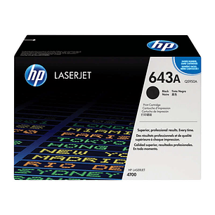 HP Q5950A Negro Cartucho de Toner Original - 643A