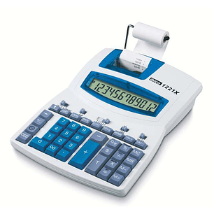 Ibico 1221x Calculadora Semi-Profesional Pantalla LCD 12 Digitos - Impresion a 2 Colores - Velocidad de Impresion 2.4 Lineas por Segundo - Teclado Pro