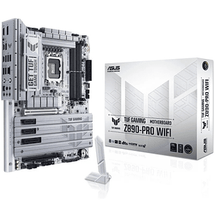 Asus TUF Gaming Z890-PRO WIFI Placa Base LGA 1851 - WiFi 7, Bluetooth, HDMI, DisplayPort, 4x DDR5, 4x SATA III, 4x M.2, PCIe 4.0 y 5.0, Thunderbolt, U