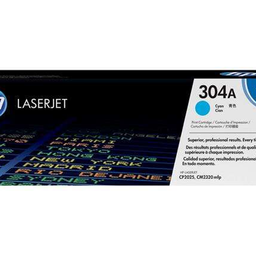HP CC531A Cyan Cartucho de Toner Original - 304A 1