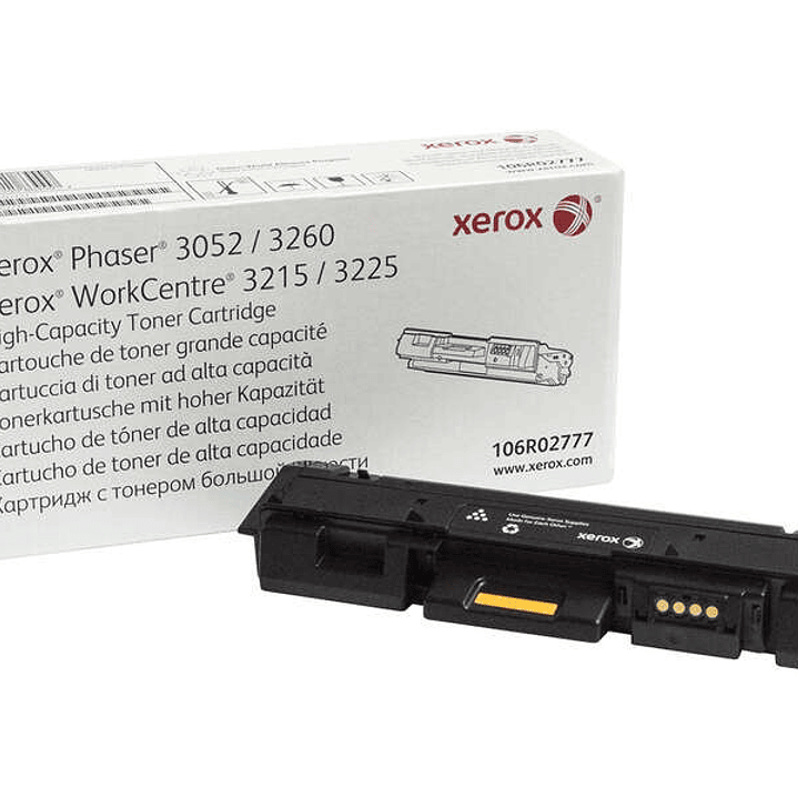 Xerox Phaser 3260/WorkCentre 3225 Negro Cartucho de Toner Original - 106R02777 1