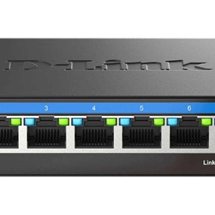 D-Link Switch 8 Puertos Multigigabit 2.5G No Gestionado - Switching 40 Gbps - Chasis Metalico 1
