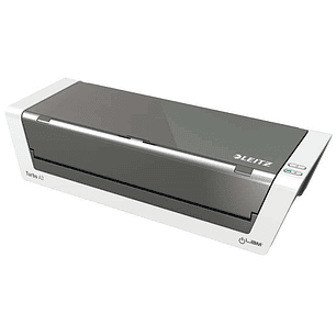 Leitz Plastificadora A3 Ilam Touch 2 Turbo - Sensor Inteligente - Alta Velocidad (1500 Mm/Min) - Blanco Brillante / Antracita