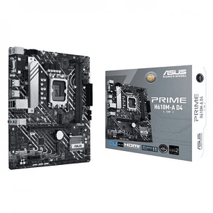 Asus Prime H610M-A D4 CSM Placa Base Intel1700 2x DDR4 - HDMI, M.2, PCIe3.0, 4x Sata III, USB 3.2, MicroATX