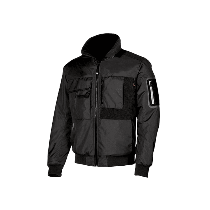 Upower Mate Bomber de Trabajo con Mangas Desmontables - Talla S - Impermeable, Interior de Microfibra, Bolsillos con Tecnologia Avanzada, Refuerzos An 1