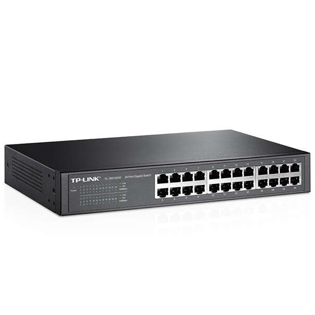 TP-Link TL-SG1024D Switch 24 Puertos Gigabit Rack 19