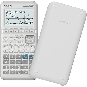 Casio FX-9860GIII Calculadora Cientifica Grafica - Pantalla de 8 Lineas - Graficas Simultaneas de Distintas Funciones - Calculo Financiero Avanzado - 