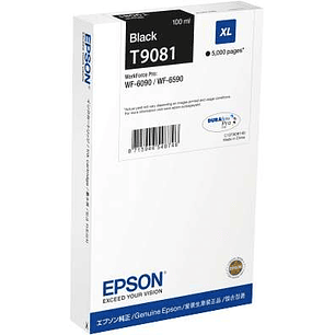 Epson T9081 Negro Cartucho de Tinta Original - C13T908140