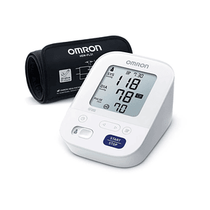 Omron M3 Comfort Tensiometro de Brazo - Deteccion Latido Arritmico - Intellisense - Validacion Clinica - Memoria 2 Usuarios y 60 Lecturas - Color Blan