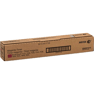 Xerox WorkCentre 7525/7535/7545/7830 Magenta Cartucho de Toner Original - 006R01515