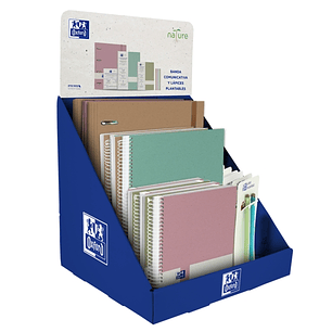 Oxford Nature Expositor Sobremesa Multiproducto - Incluye Europeanbooks y Europeanbinder - Lapices de Colores Incluidos - Diseño Ecologico y Sostenibl