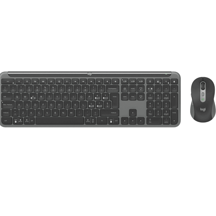 Logitech MK950 Pack Inalambrico USB Teclado Multimedia + Raton 1000dpi - Botones Easy-Switch - Color Grafito 1