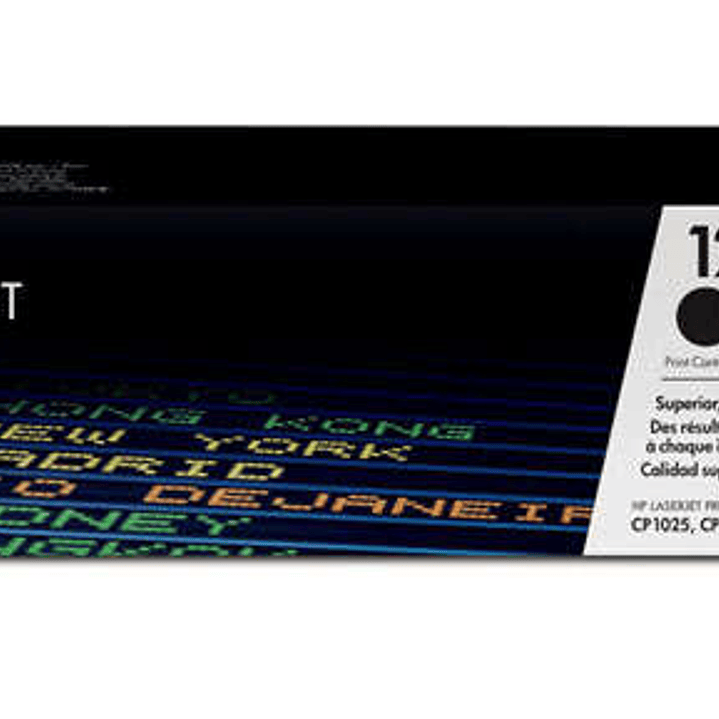HP CE310A Negro Cartucho de Toner Original - 126A 1