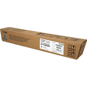 Ricoh Aficio MP-C2503SP/MP-C2003SP/MP-C2004SP/MP-C2504SP Cyan Cartucho de Toner Original - 841928