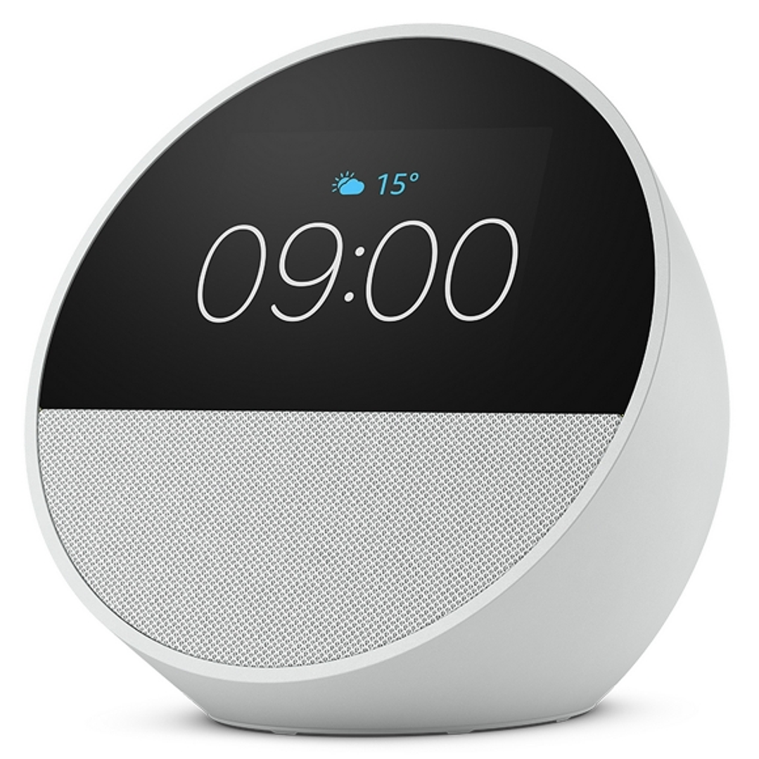 Amazon Echo Spot Altavoz y Despertador Inteligente - Sonido Potente e Intenso - Alexa - Color Blanco 1