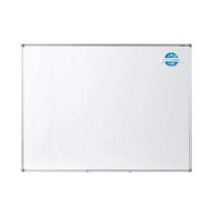 Dahle Professional Board Pizarra Blanca Esmaltada Magnetica 900x600mm - Marco de Aluminio - Bandeja para Rotuladores