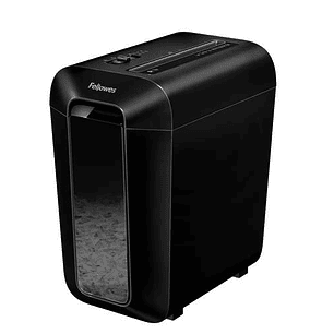 Fellowes LX65 Destructora de Papel Manual Corte en Particulas P-4 - Destruye hasta 10 Hojas - Papelera de 22L - Color Negro