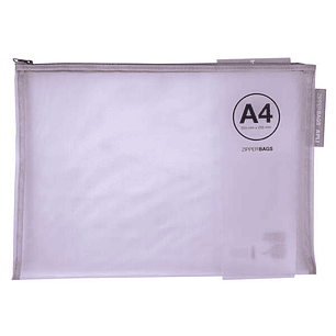 Apli Sobres Porta-Todo Nylon Transpirable A4 - Tacto Agradable, Portatiles, Resistentes y Duraderos - Ideal para Documentos, Equipos Electronicos y Vi