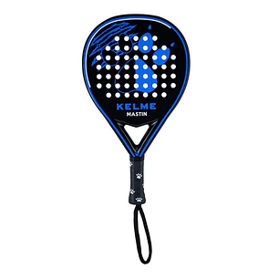 Kelme Mastin Pala de Padel - Forma Mixta - Marco y Cara 100% Fibra de Vidrio - Nucleo Goma Eva